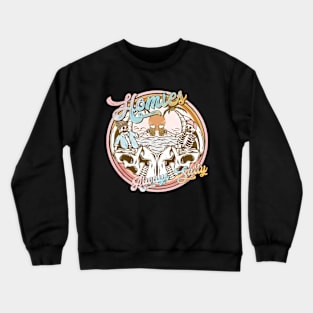 Homies Always Salty Beach Skeleton Summer S Crewneck Sweatshirt